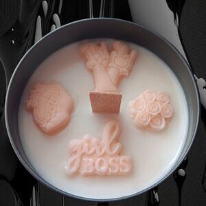 6oz Strawberry Daiquiri Wooden Wick Candle